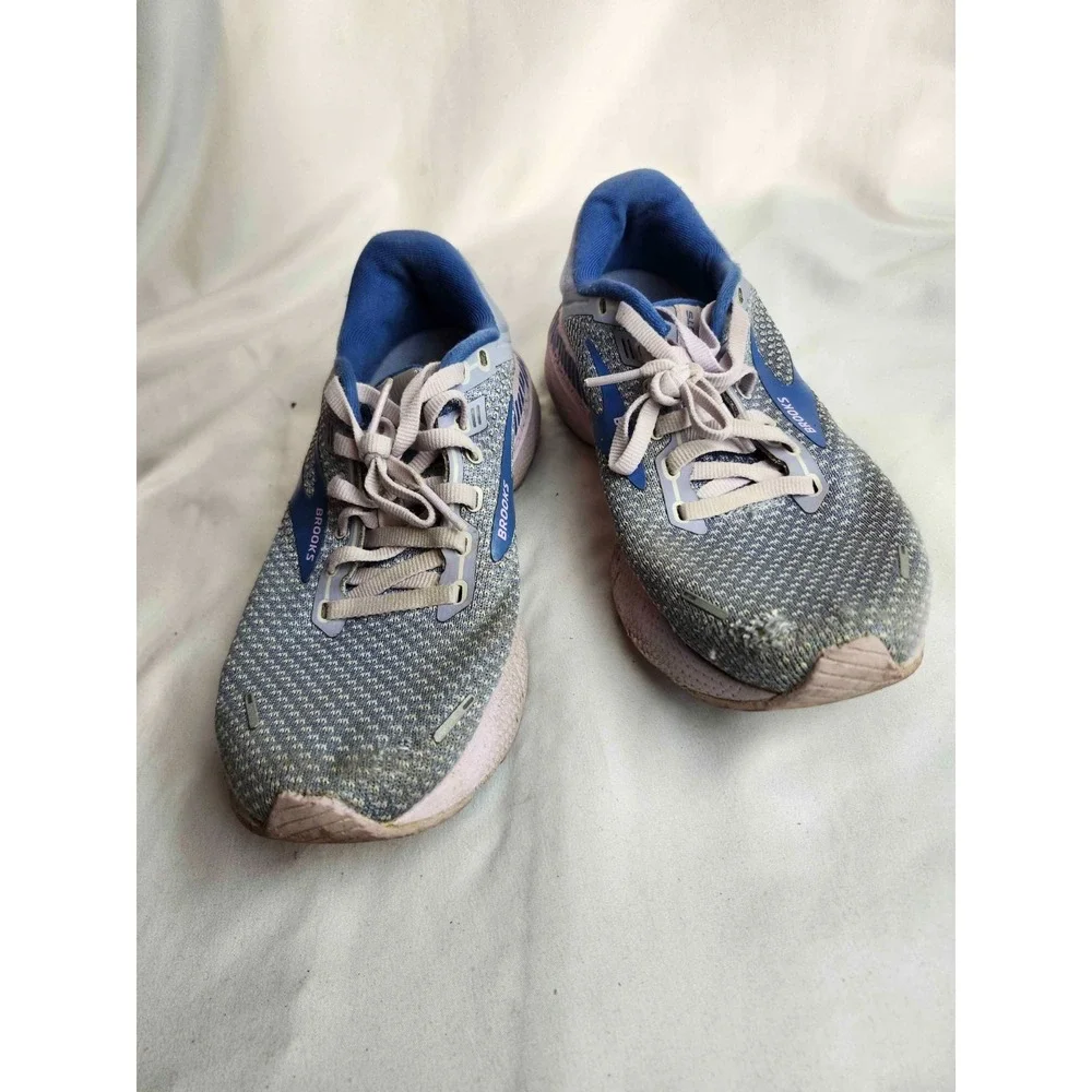 Brooks Adrenaline GTS 22 Athletic Shoes Womens Size 7.5 Blue Running 1203531B589